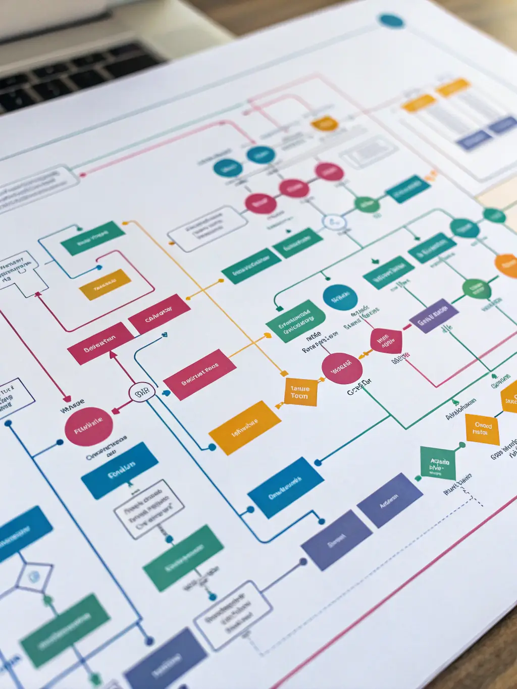 An illustration of a database schema, showcasing the design and implementation of efficient data storage solutions using SQL and NoSQL databases at 325 Technologies LLC.